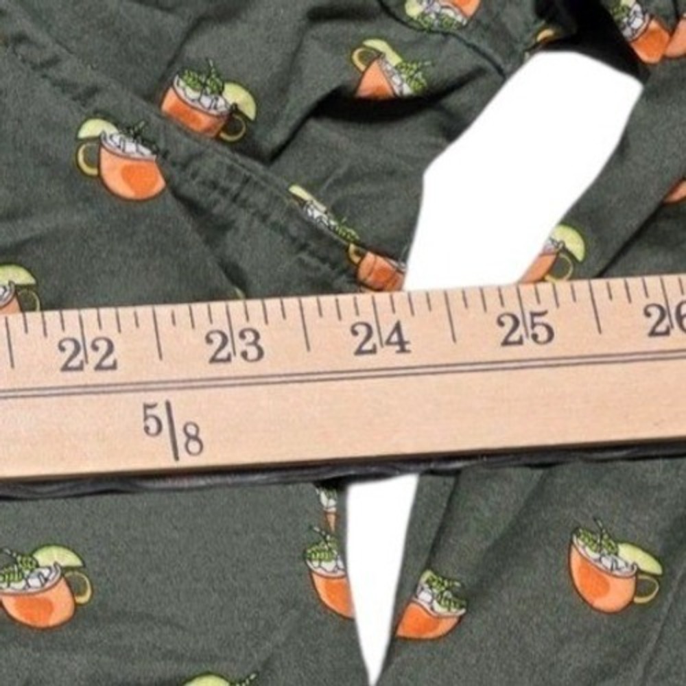 Duluth Trading Co Untucked Shirt Mens XL Green Moscow Mule Cocktail Slim Fit - Picture 6 of 8